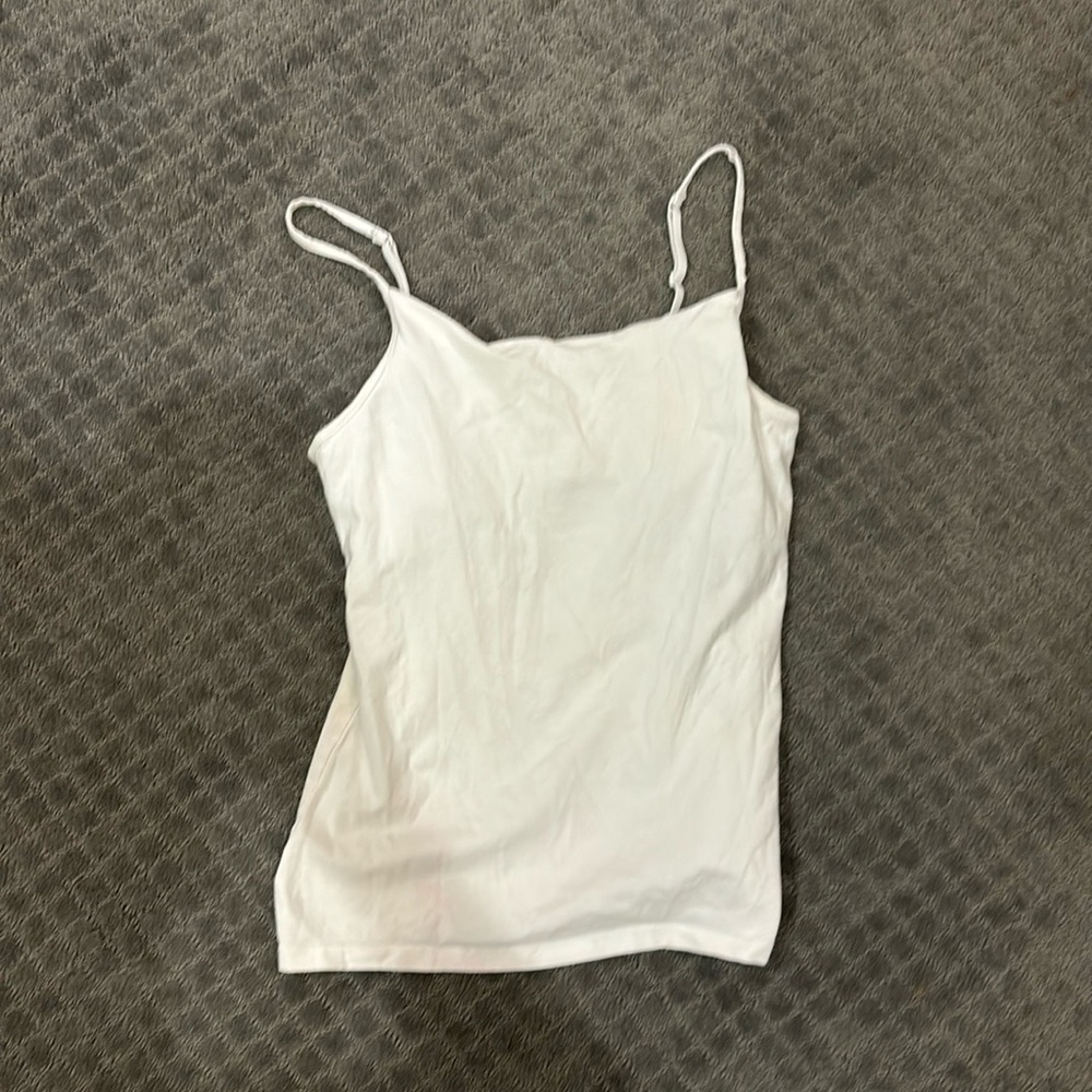 white tank top